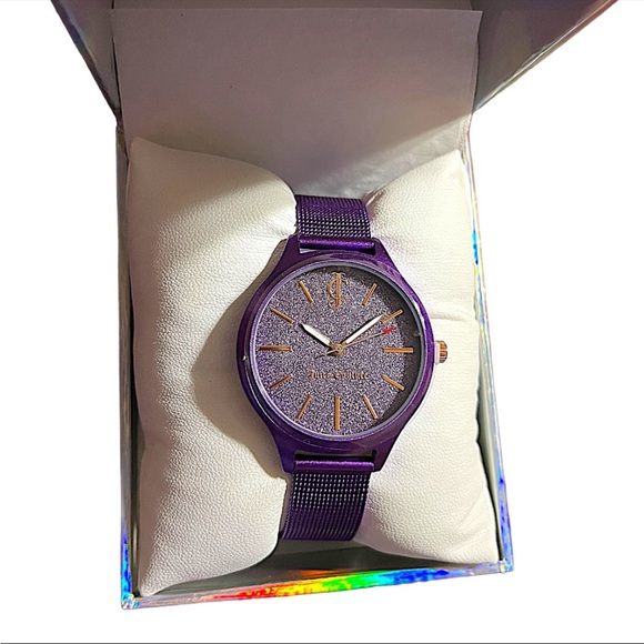 NIB Juicy Couture Ladies Purple Watch with Mesh Band JC/1368PRPR main image 6